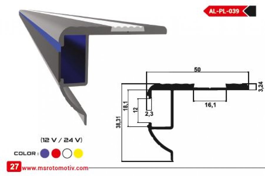 ALIMINIUM LED 039